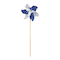 Celebrate It; Assorted 24" Red, White & Blue Pinwheel, 1pc. by Celebrate It™; Category:Porch & Yard Decor; Image:3